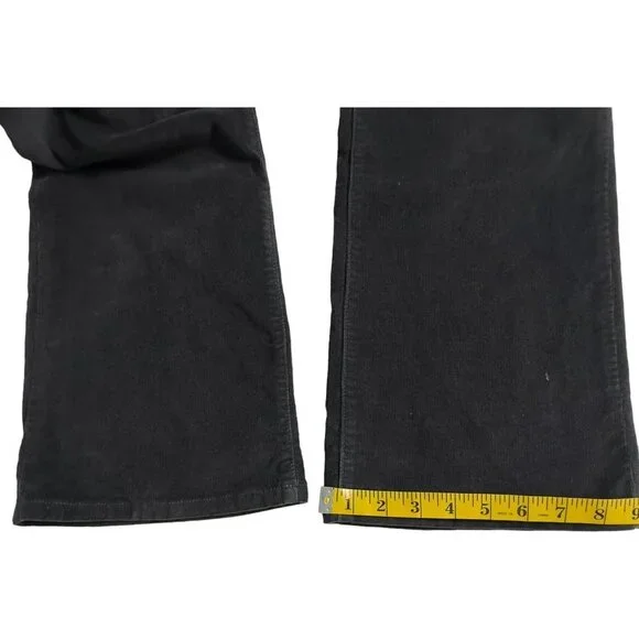 NYDJ Gray Straight Leg Lift Tuck Technology Corduroy Jeans (12) - Picture 14 of 14